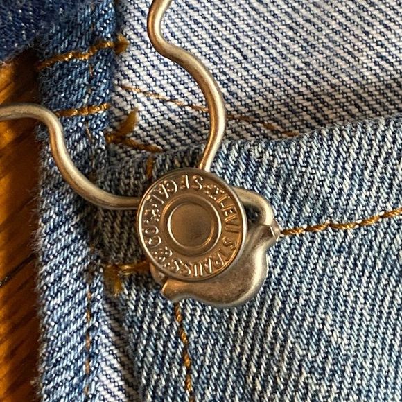 NWT RE/DONE Levi’s 90’s Inspired Overall Jeans - Size 27 - Picture 5 of 9